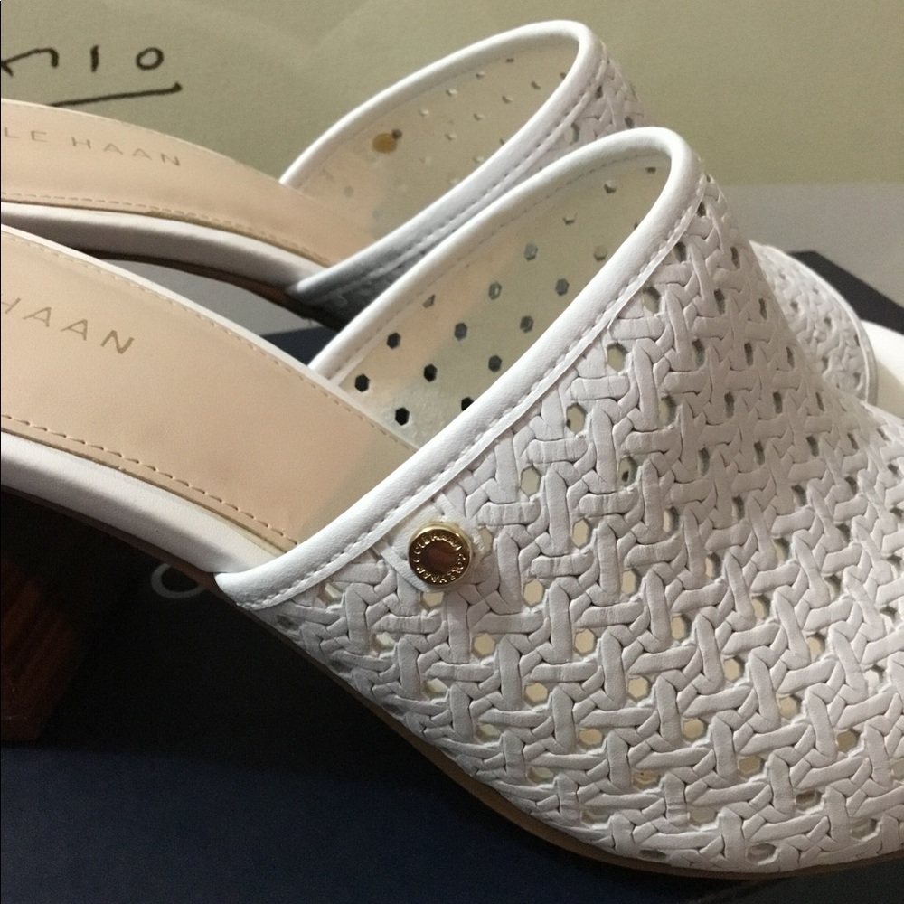 Cole Haan true white leather mule - Picture 14 of 15